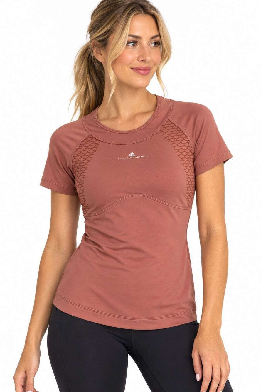NWT Adidas Stella McCartney Climacool Mesh Athletic Top Shirt Size Small New